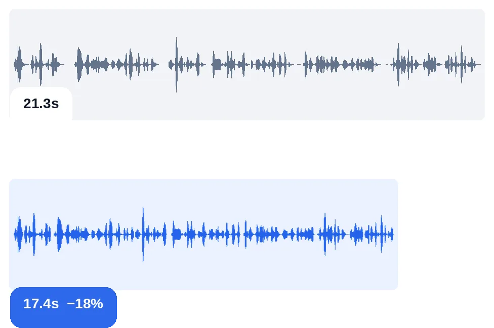 Demo — Remove Silence from Video Online — Free AI Silence Remover