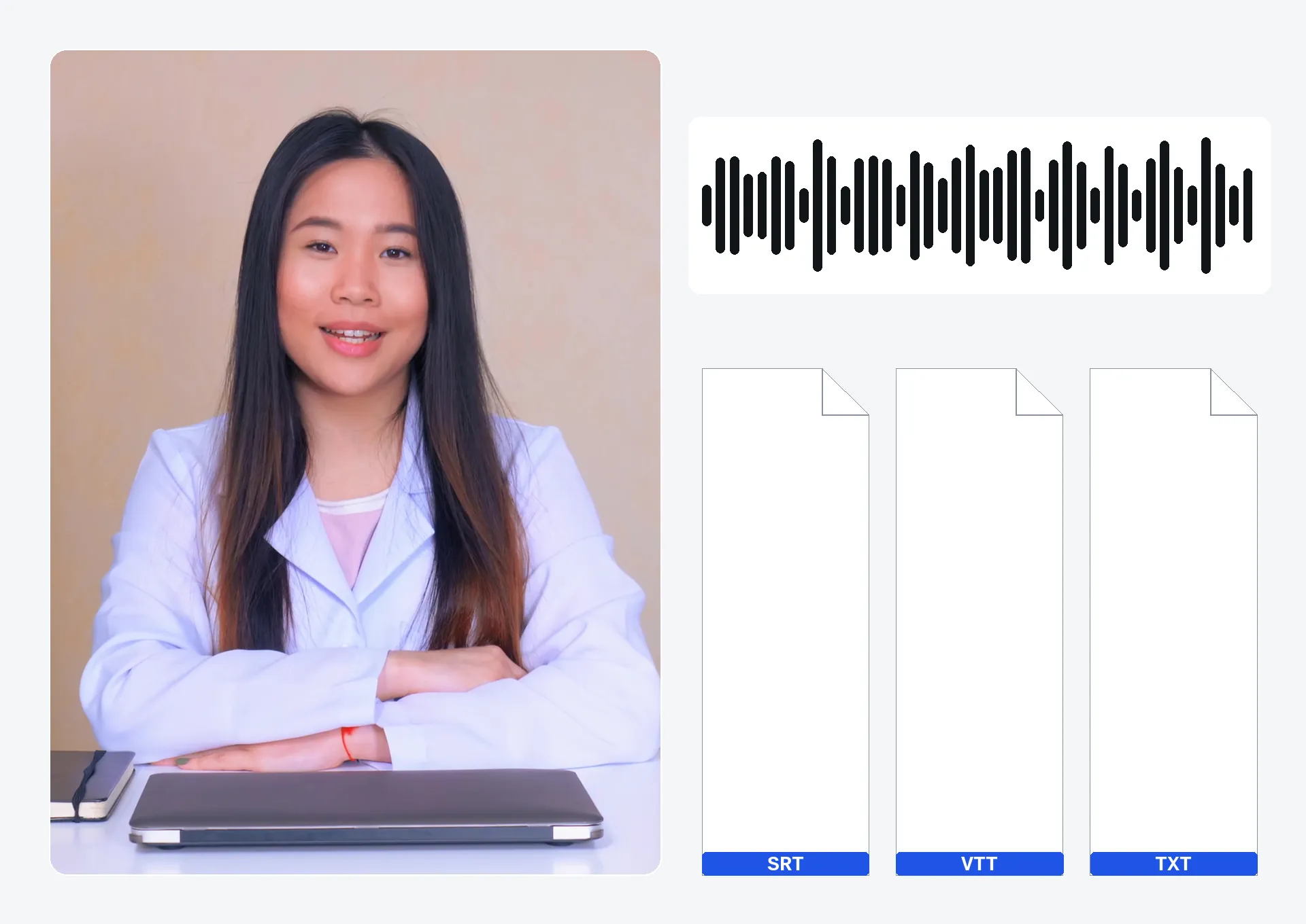 Demo — Video to Text — AI Video & Audio Transcription (Free Trial)