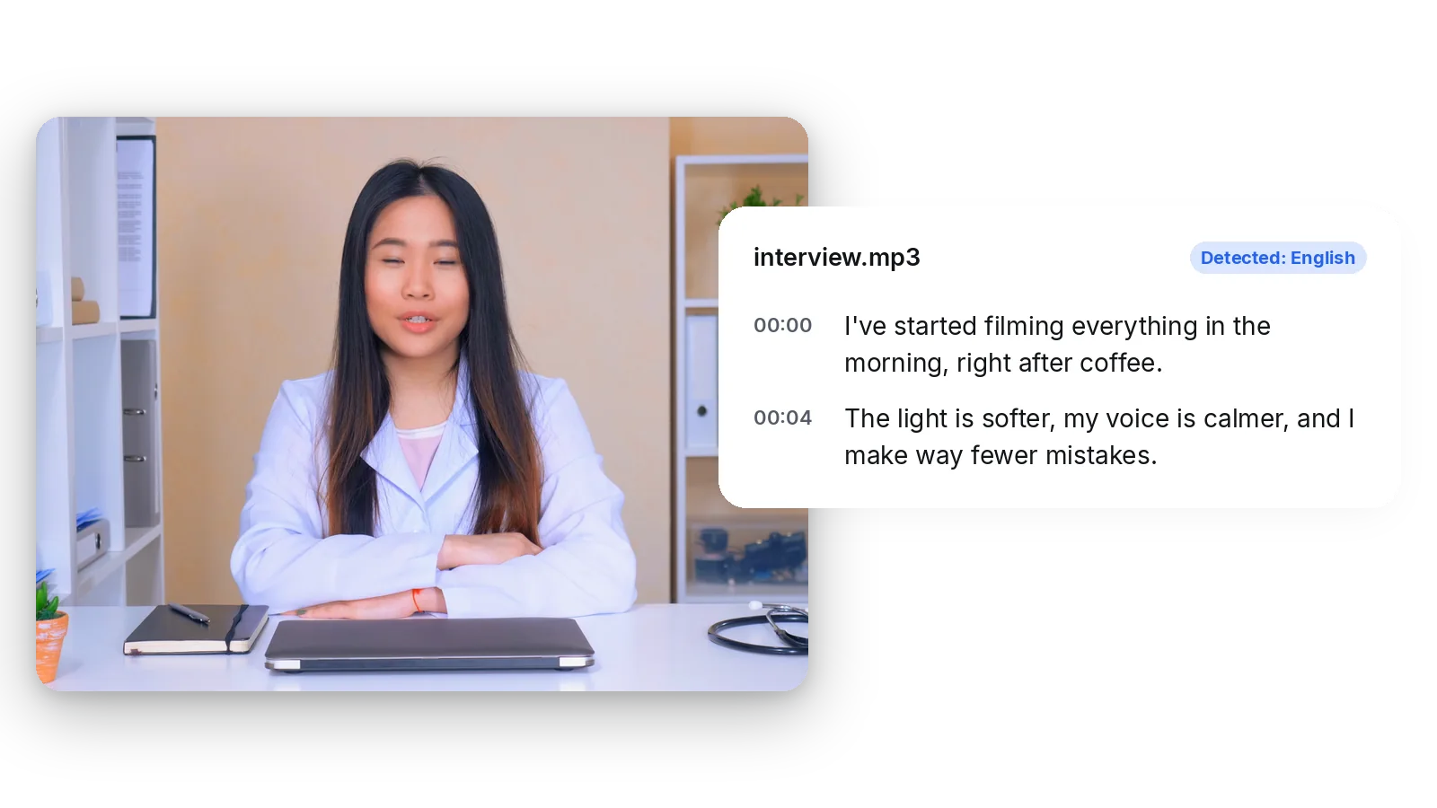 Benefit — Audio to Text: Transcribe MP3 and Voice Memos with AI