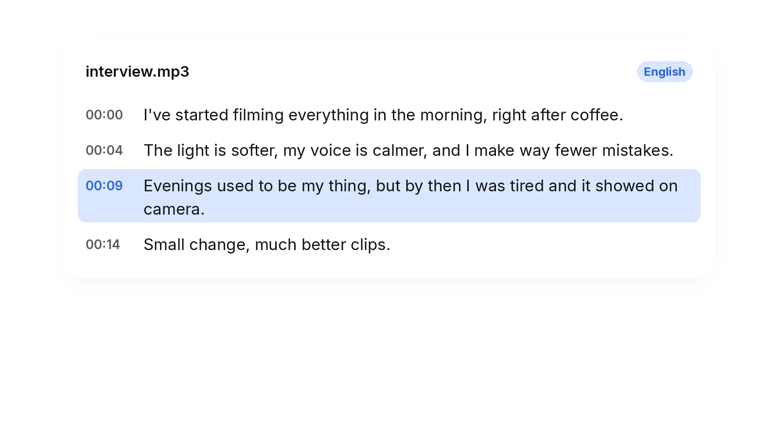 Benefit — Audio to Text: Transcribe MP3 and Voice Memos with AI