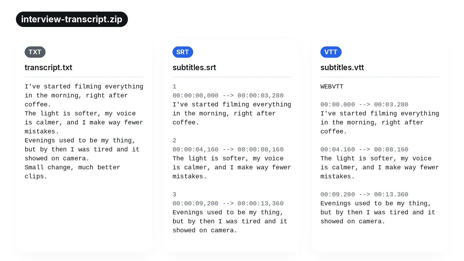 Benefit — Audio to Text: Transcribe MP3 and Voice Memos with AI