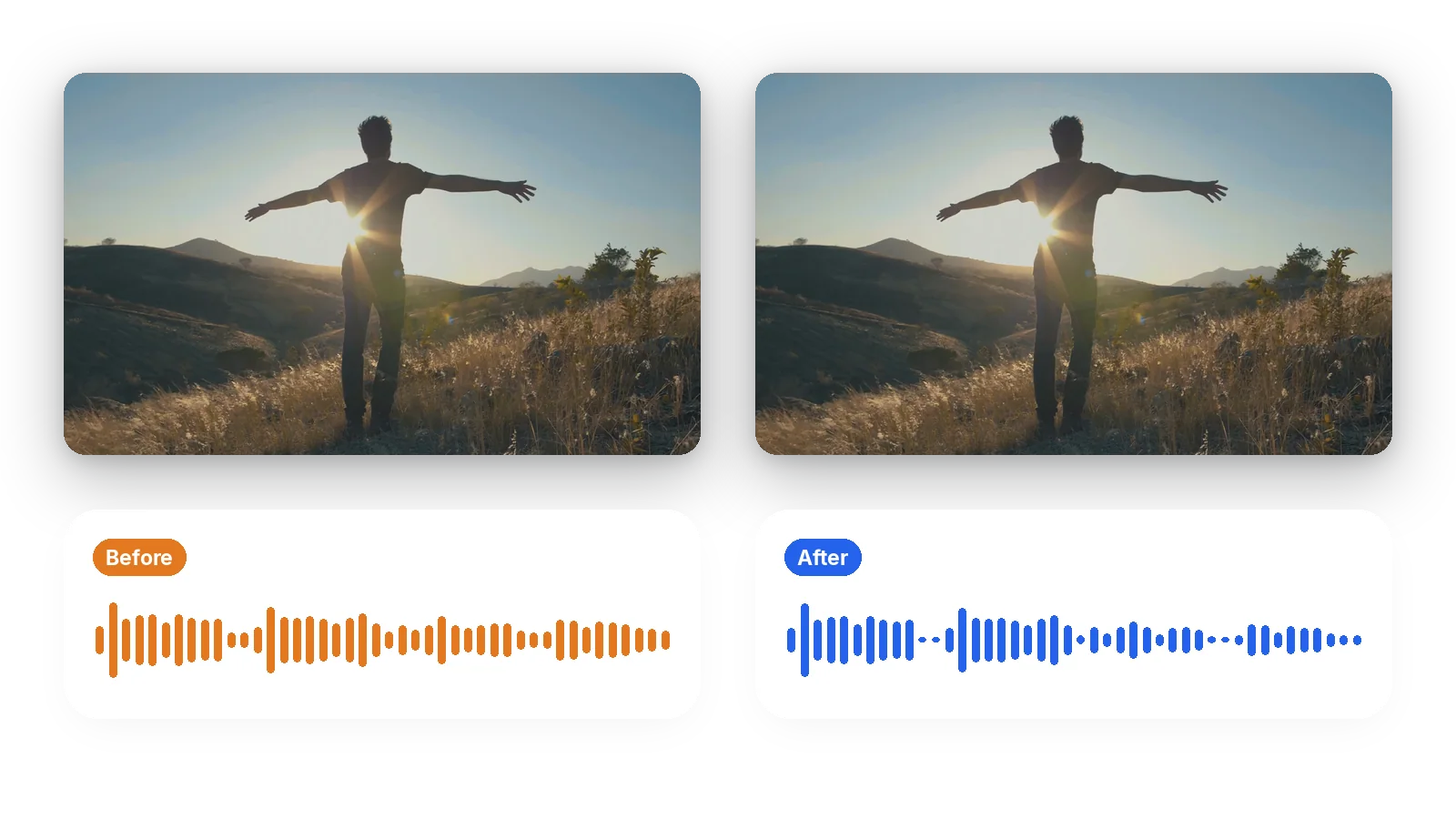 Benefit — Remove Wind Noise from Video and Audio, Free and Online