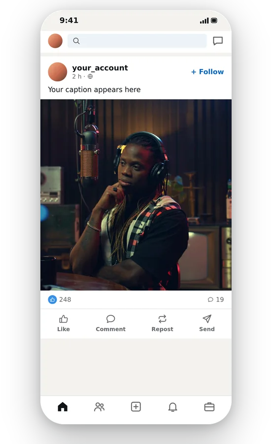 Benefit — Resize Video for LinkedIn: Square 1:1, 16:9 or Vertical