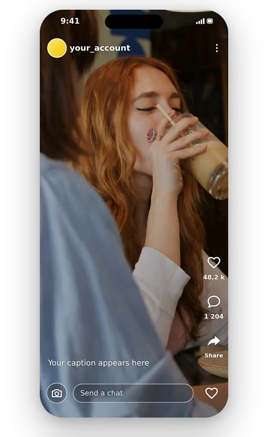Benefit — Resize Video for Snapchat: Vertical 9:16, No Black Bars