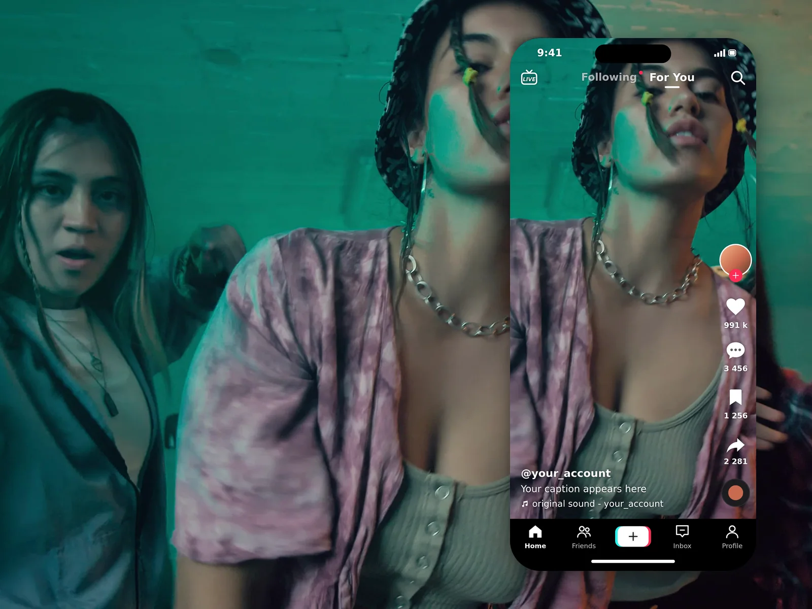 Example result — Resize Video for TikTok: Convert to Vertical 9:16 Online