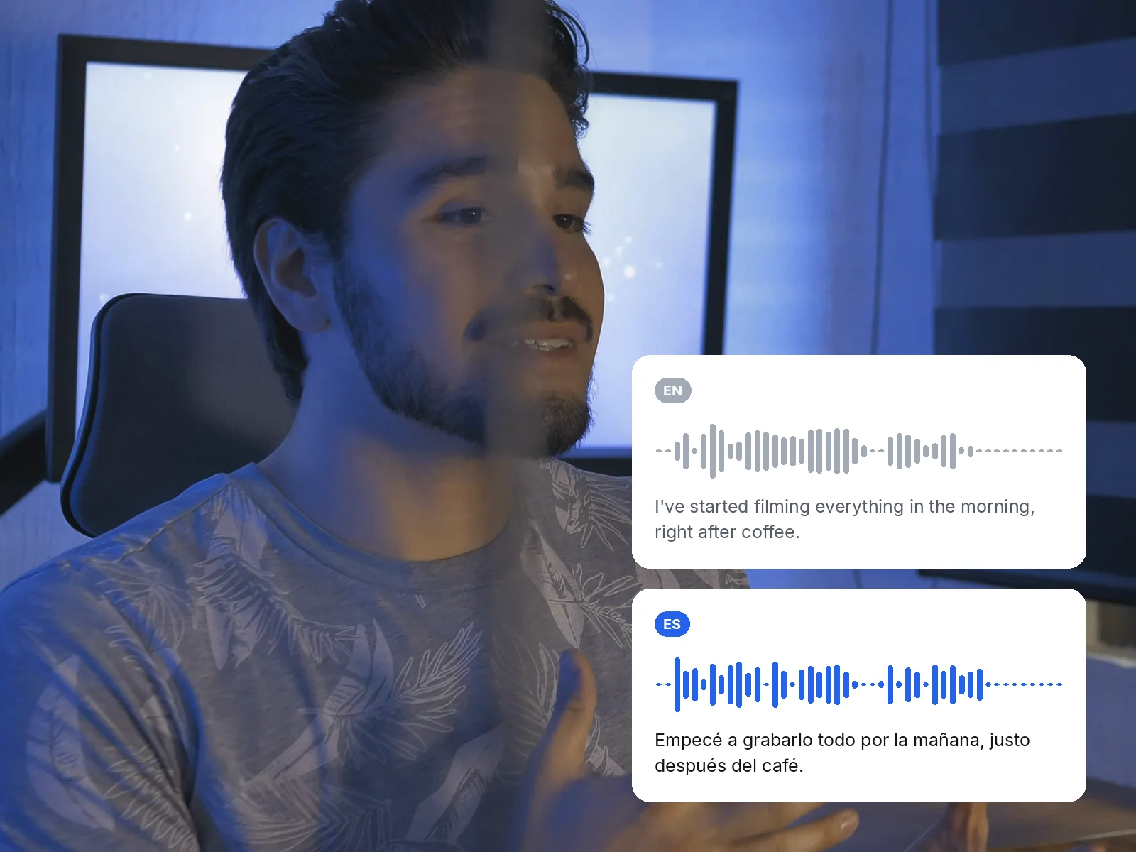 Example result — Translate Video to Spanish: AI Voice and Spanish Subtitles